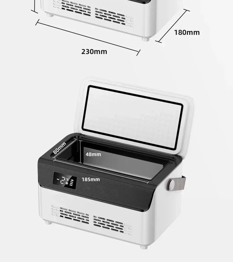 Household Portable Insulin Drug Refrigeration Box Insulin Cooler Mini Intelligence Rapid Cooling USB Charging With Battery