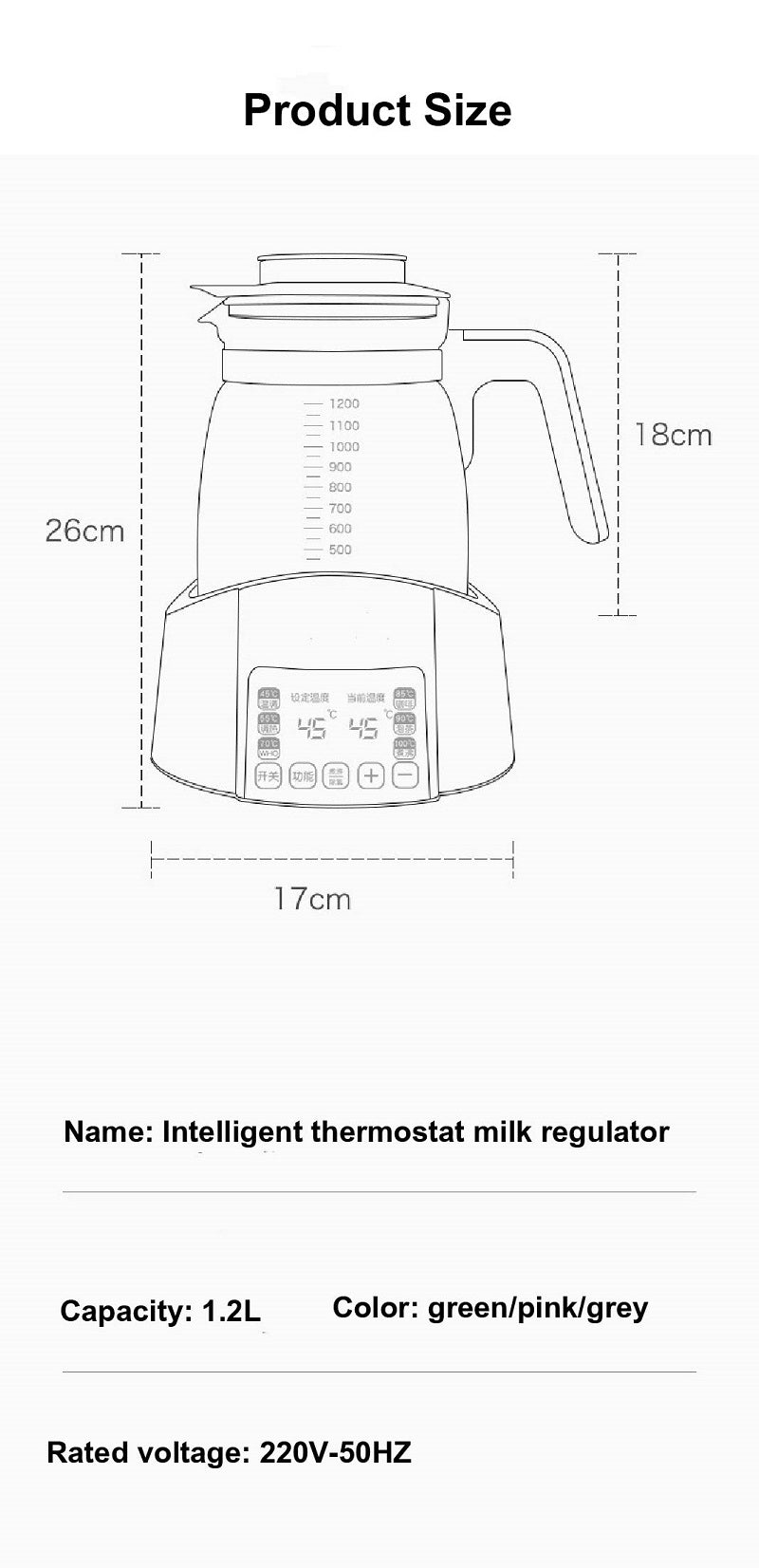 Thermostatic Milk Regulator Kettle