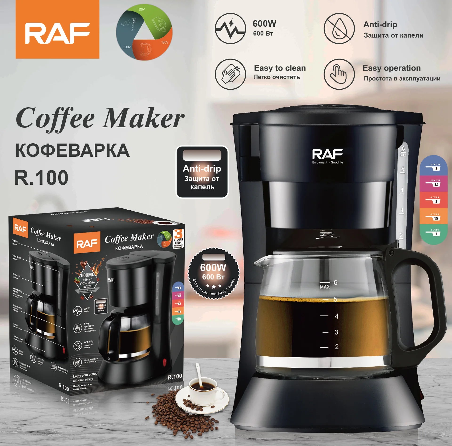 Electric Dirp Coffee Machine  Automatic