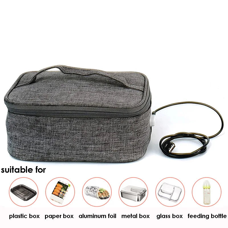 Electric Food Warmer USB Lunch Box Heater