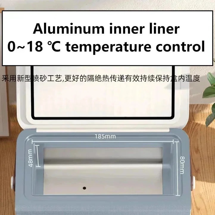 Household Portable Insulin Drug Refrigeration Box Insulin Cooler Mini Intelligence Rapid Cooling USB Charging With Battery