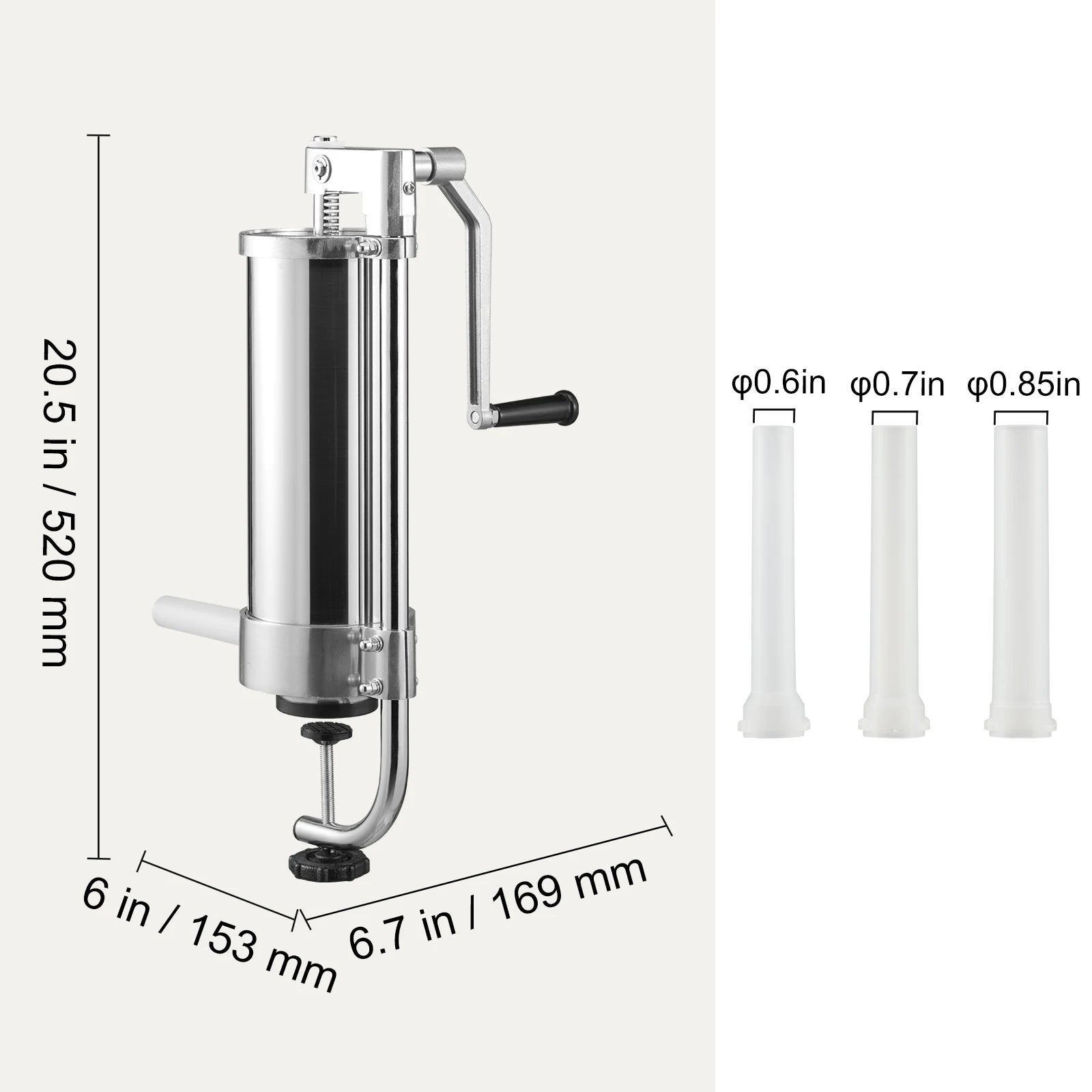 Capacity Vertical Sausage Stuffer Food Filling Processors