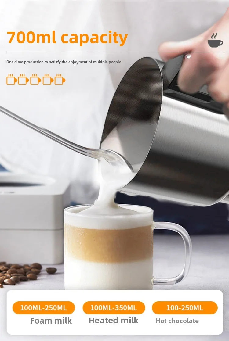Automatic Stainless Steel Milk Frother Electric
