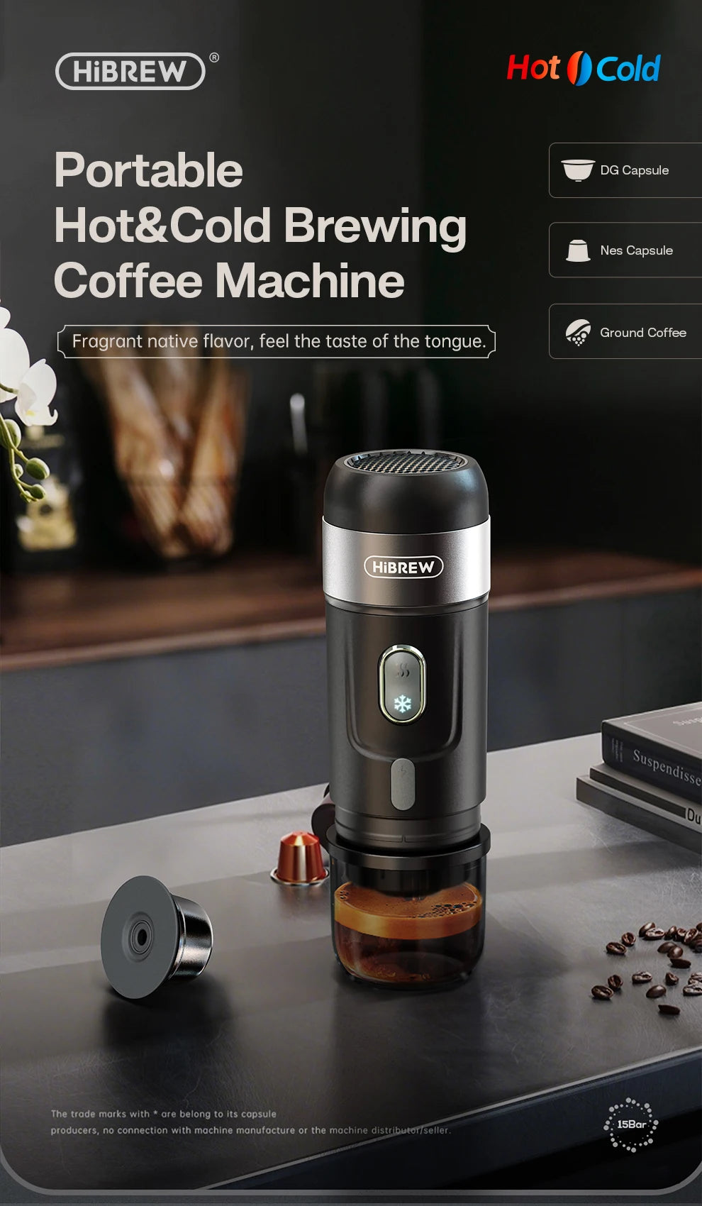 HiBREW Portable Coffee Machines