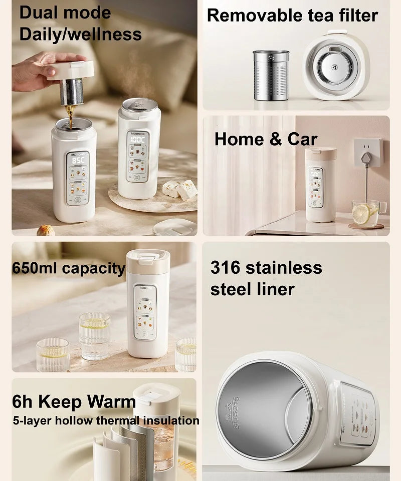Electric Kettle Home & Car Portable Heating