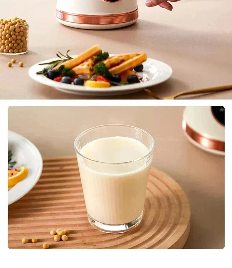 220V 1500ml Soybean Milk Machine 10-leaf Blade Breakfast Machine Electric Juicer Blender Mixer Wall Breaking Machine