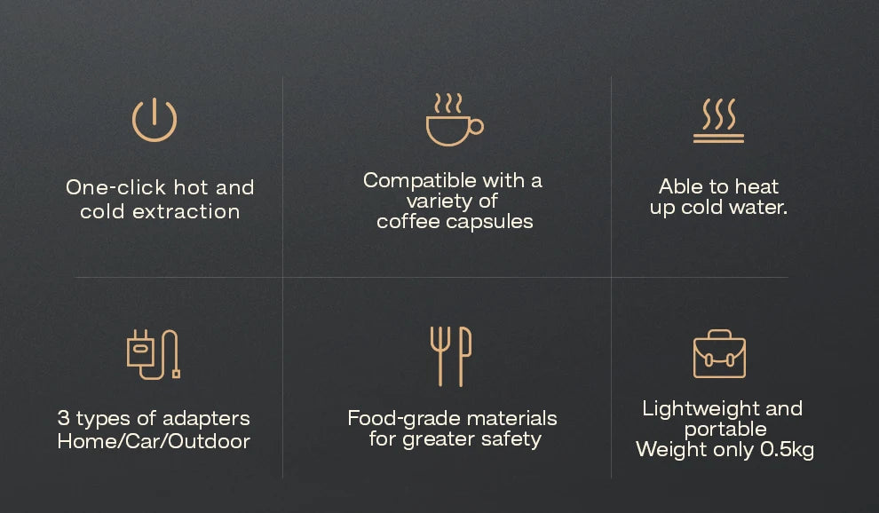 HiBREW Portable Coffee Machines