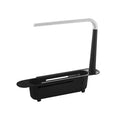 Kitchen Telescopic Sink Organizer Rack Telescopic Faucet Organizer for Soap Towel Sponge Storage Adjustable Shelf Storage Rack