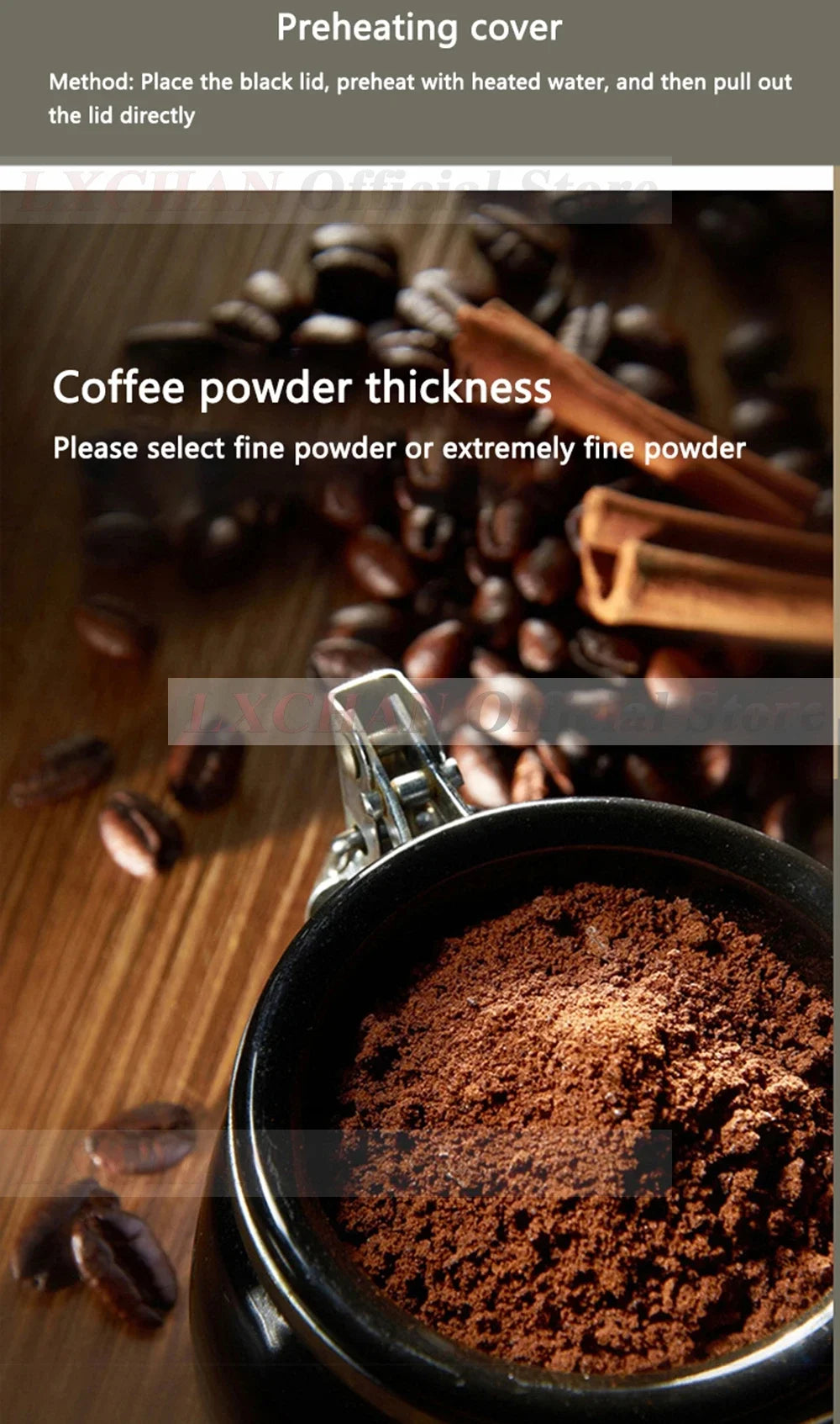 PEC 58MM Pneumatic Espresso Coffee Machine