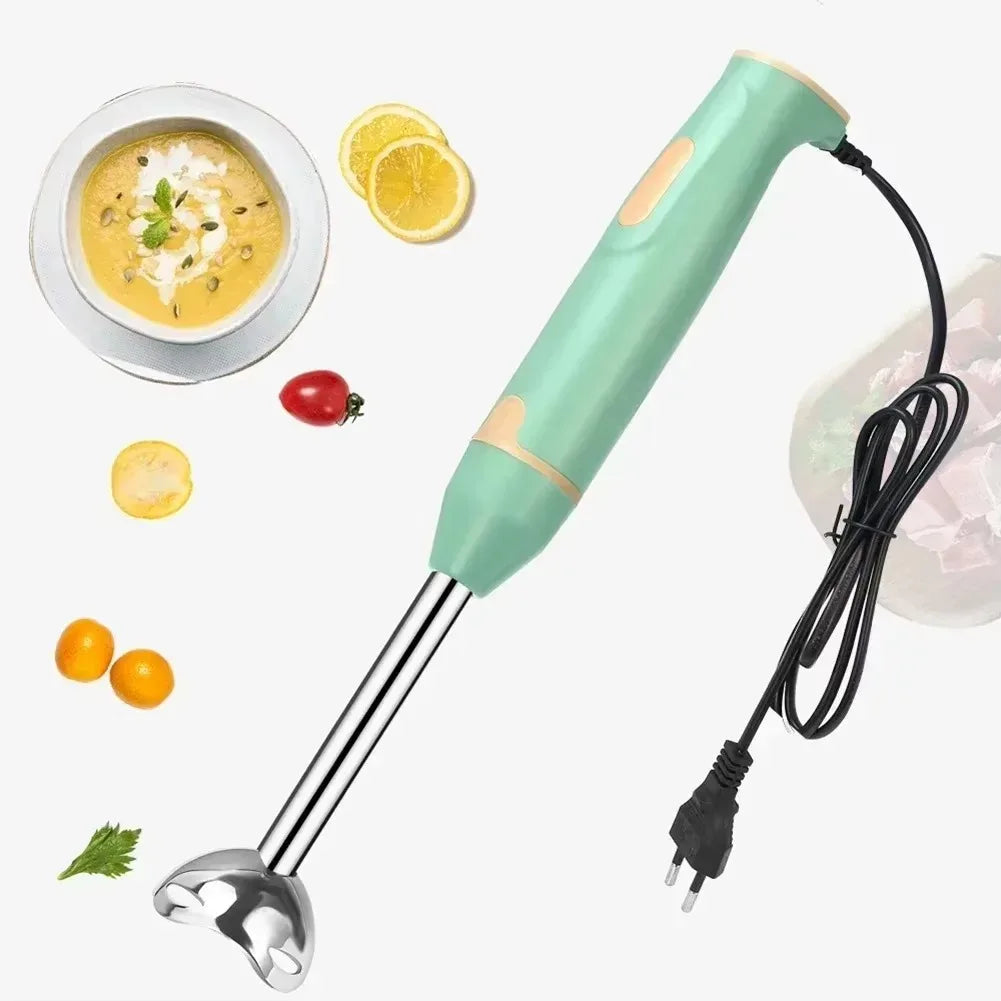Immersion Stick Mixer Electric Handheld Blender Vegetable Grinder Portable Mixer for Meat/Vegetable/Smoothies/Soups