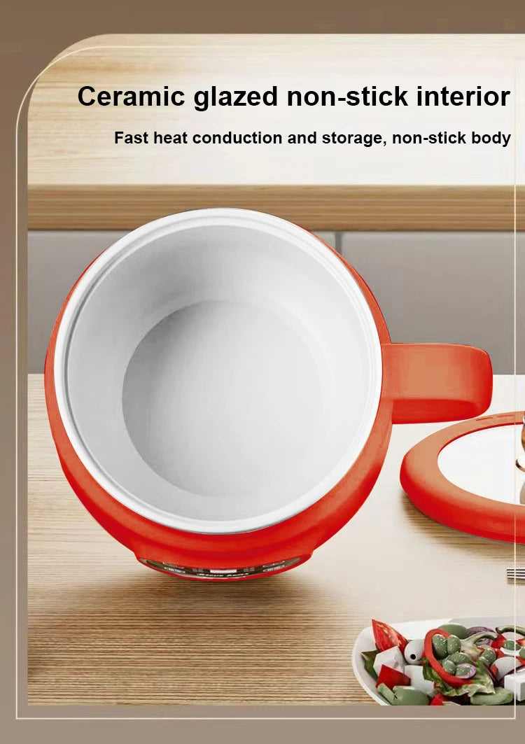 Mini Low-Sugar Rice cooker Food steamer Hot pot Electric cooking pot Non-stick Skillet Multi cooker Low calorie diet cookeware
