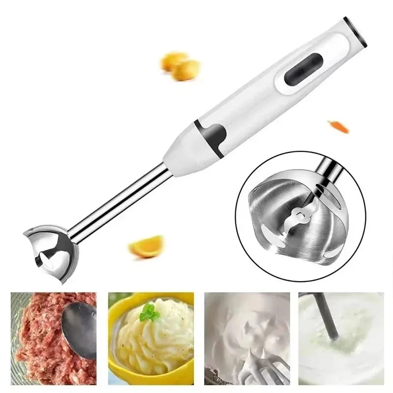 Immersion Stick Mixer Electric Handheld Blender Vegetable Grinder Portable Mixer for Meat/Vegetable/Smoothies/Soups