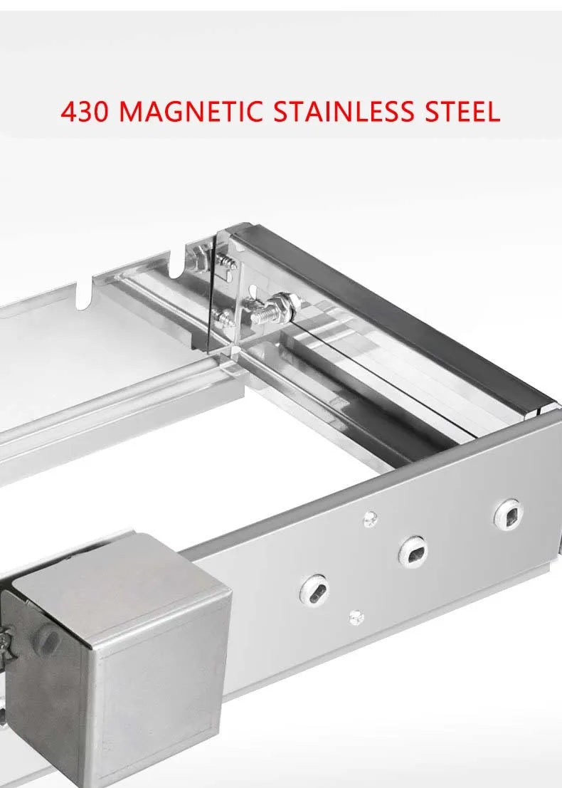 Commercial Barbecue Skewers Griddle Stainless Steel Grill Automatic Meat Rotate Machine Width Adjustable Hot Dog Roller