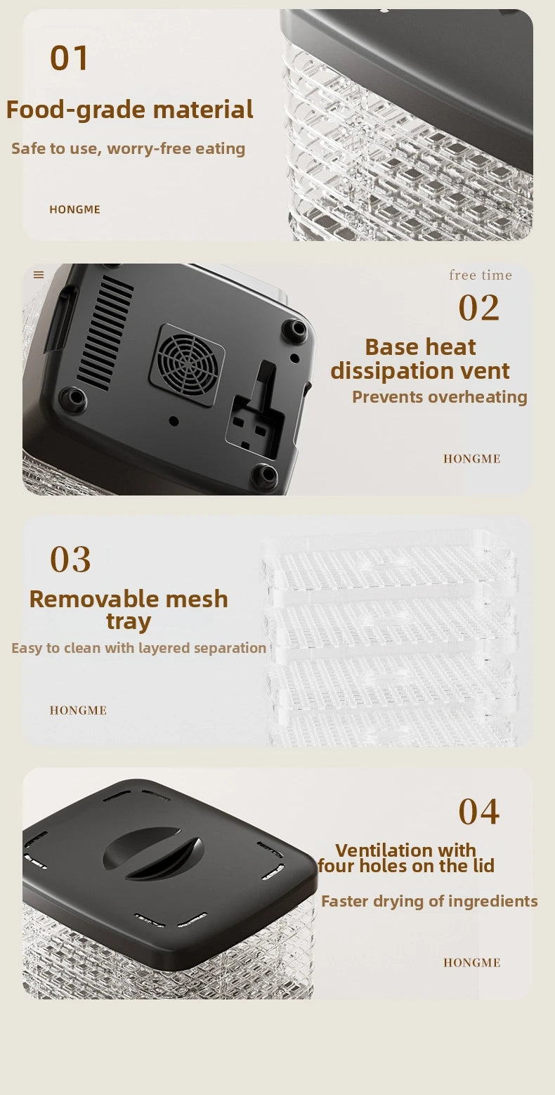 Food Dehydrator, BPA-Free Plastic
