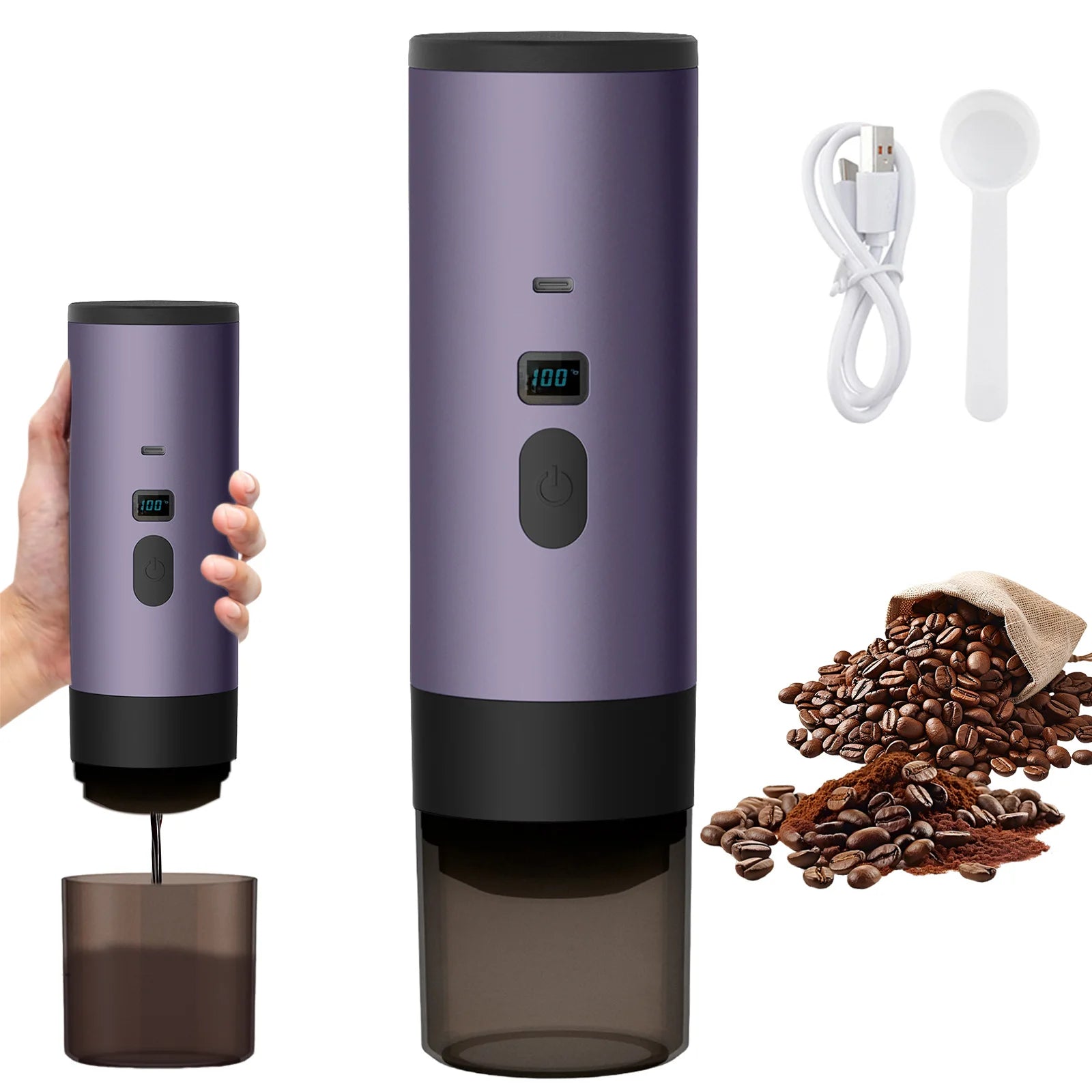 Portable 3 in 1 USB Coffee Maker