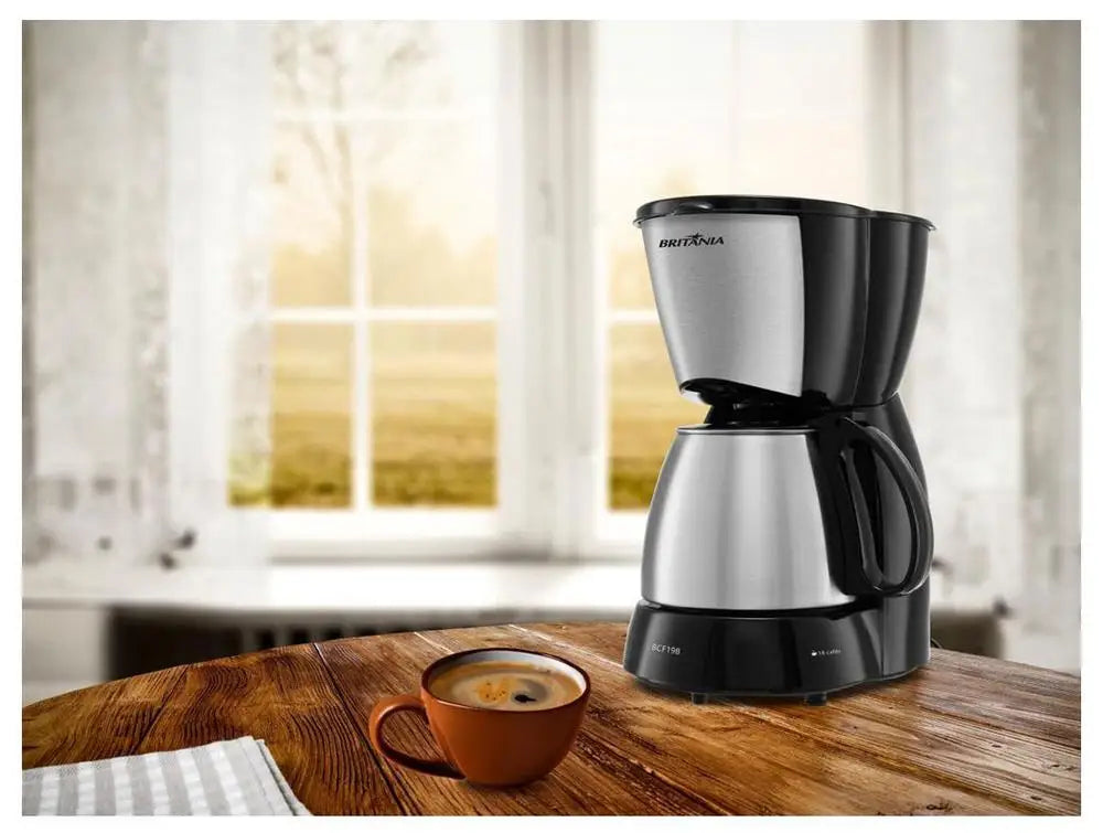 British BCF19B Inox 18 Cups Electric Coffee Mate Black-110V                                                                                                              ...