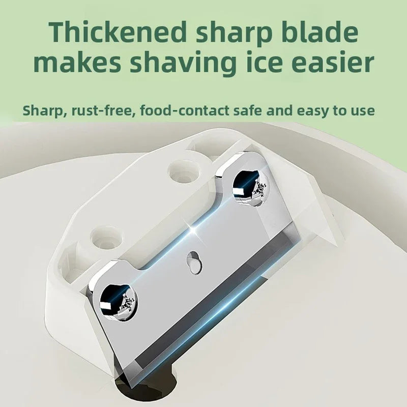 Automatic Ice shavers Small household electric Shaved Ice Machine two speed Adjustable ice shaving machine 220V 110V Ice Crusher