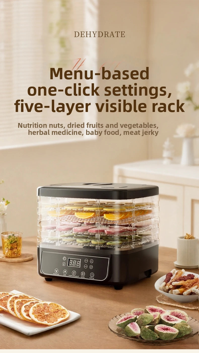 Food Dehydrator, BPA-Free Plastic