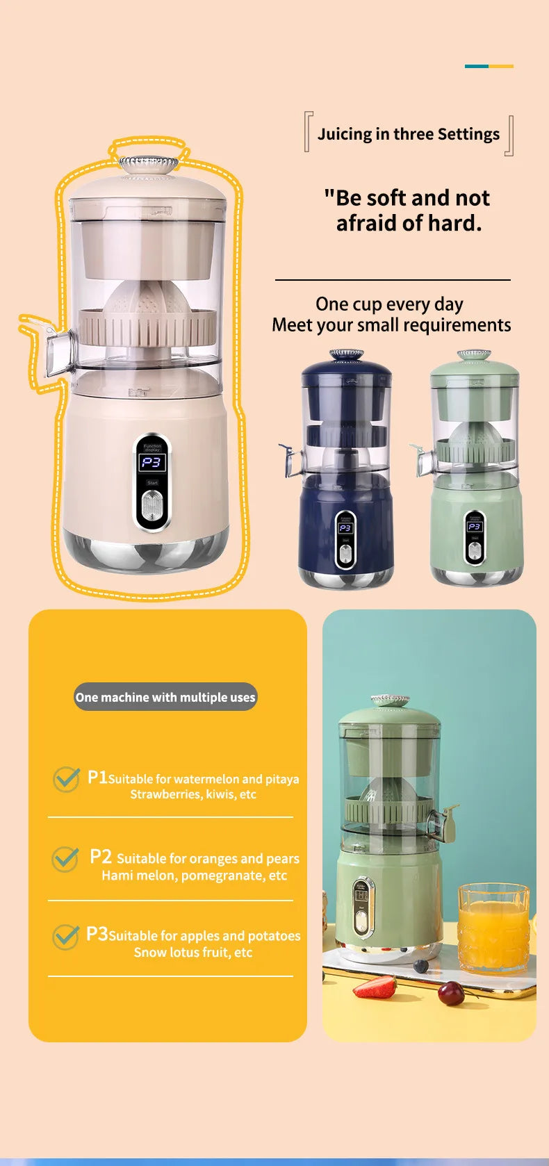 Portable Electric Juicer USB