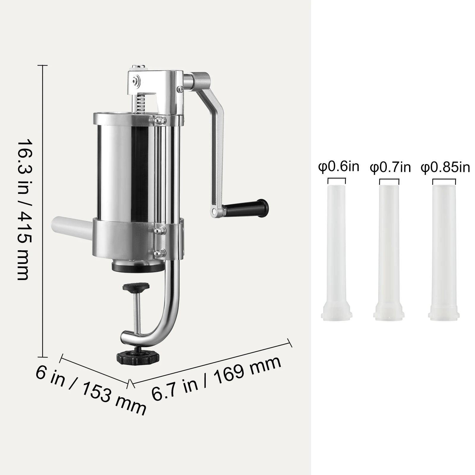 Capacity Vertical Sausage Stuffer Food Filling Processors