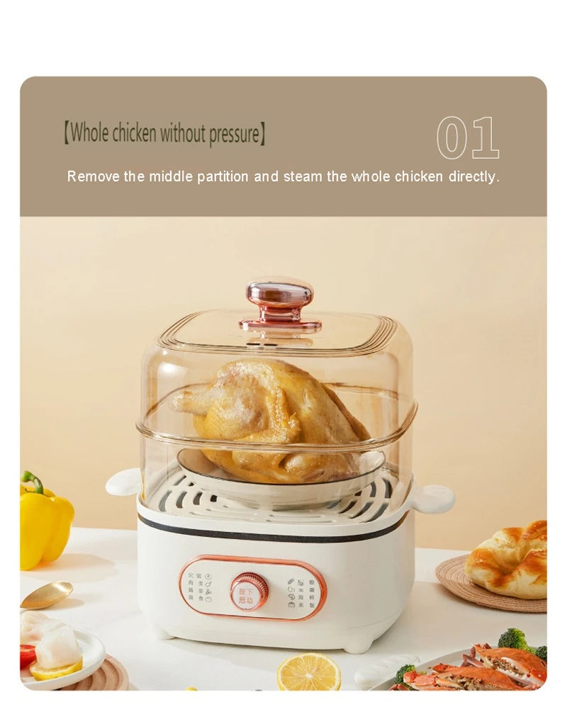 Electric Food Steamer Large Capacity