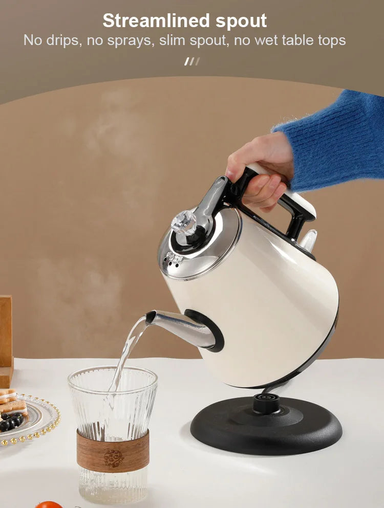 DMWD 1.2L Mini Electric kettle Portable water Heater Teapot Coffee warmer Anti-scald Stainless Steel kettle Automatic power off
