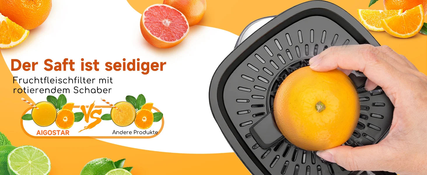 Aigostar Electric Citrus Juicer, 1.2L