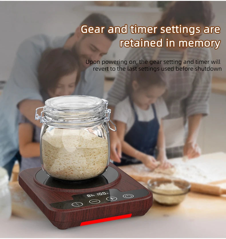 Cup Heater Coffee Mug Warmer Yeast Fermentation Thermostat Electric Hot Plate Adjustable Temperature Warmer Coaster Heating Milk