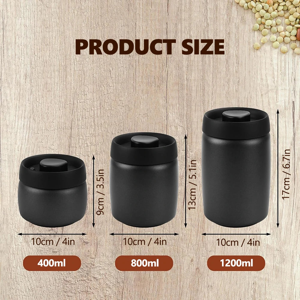 Coffee Sealed Can Stainless Steel Manual