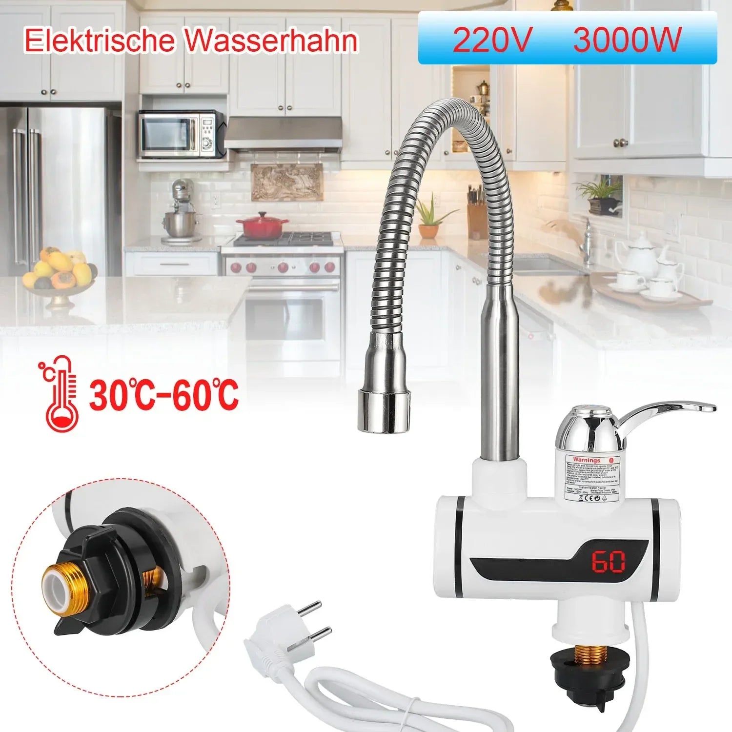 Electric Kitchen Water Heater
