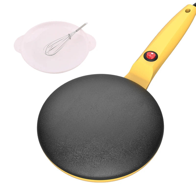 110V/220V Automatic Pancake Making Machine Instant Heating DIY Snack Burrito Baking Pan Crepe Maker Spring Roll Flapjacks Skille