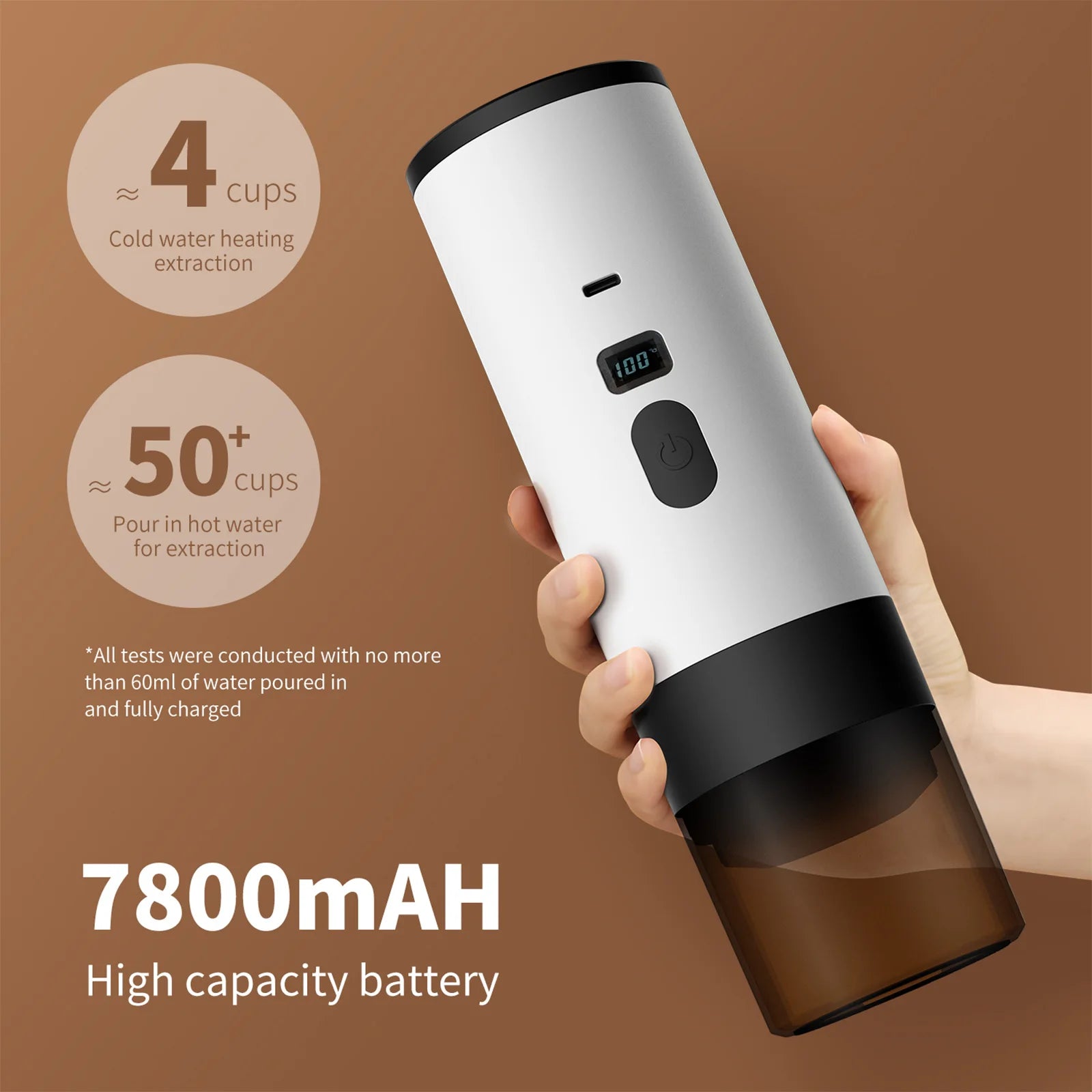 Portable 3 in 1 USB Coffee Maker