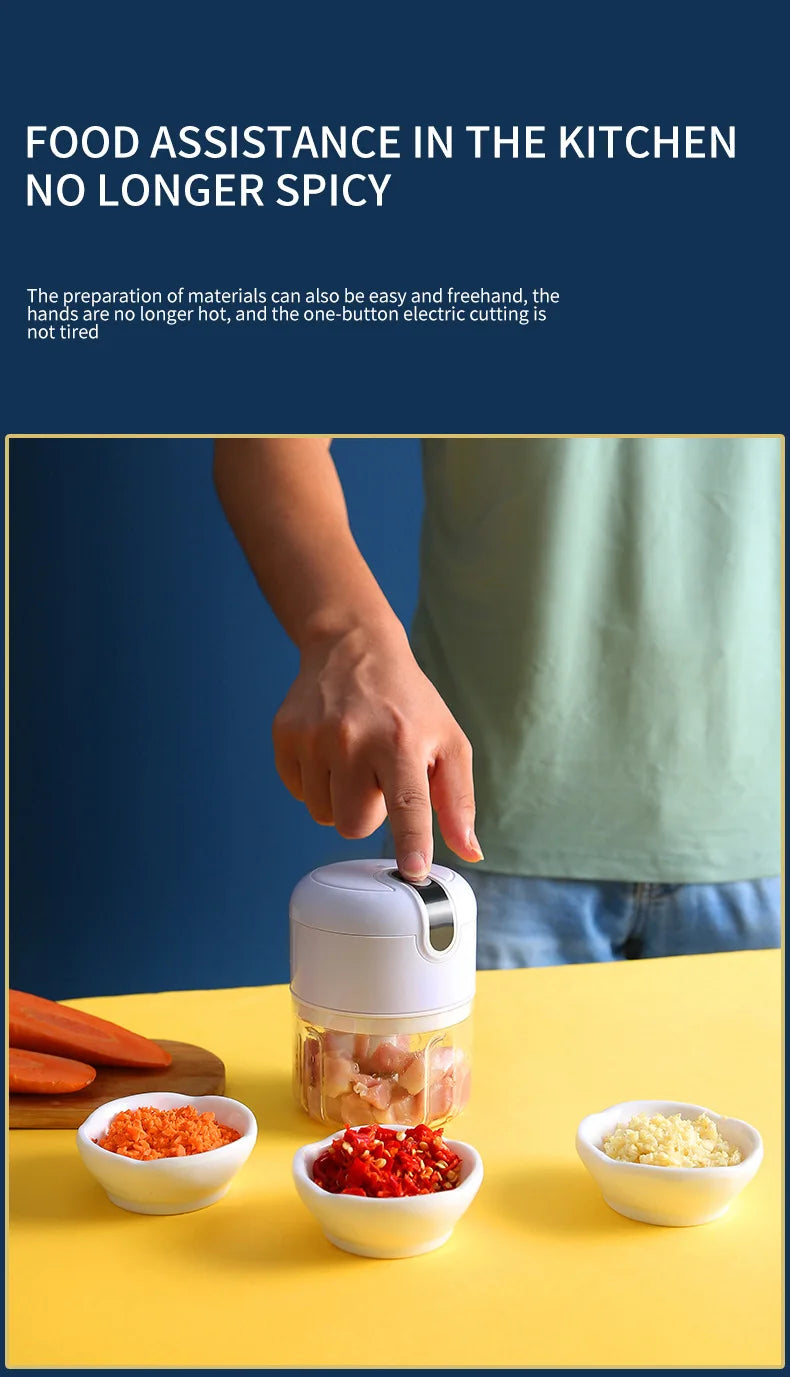 Electric Garlic Masher Portable