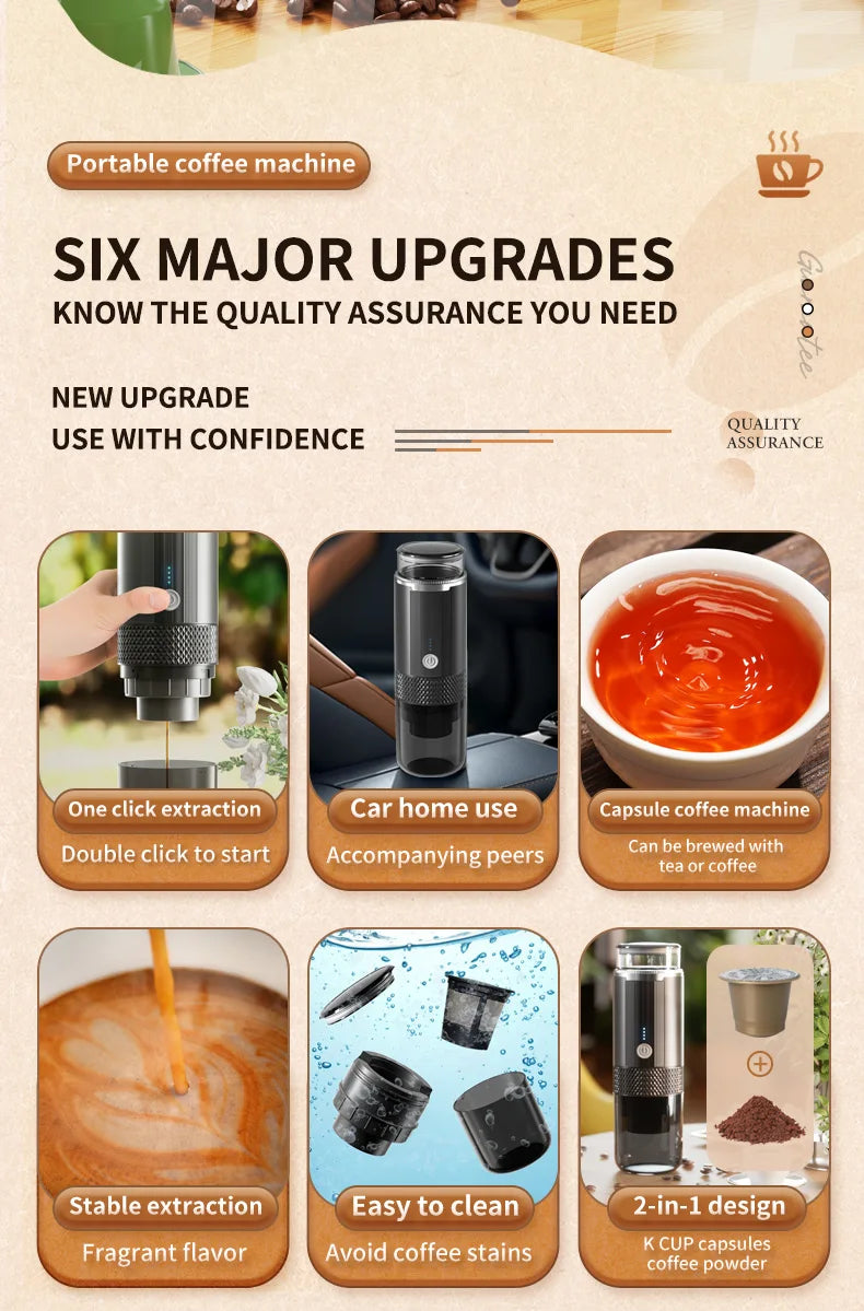 Electric Portable Coffee Machine