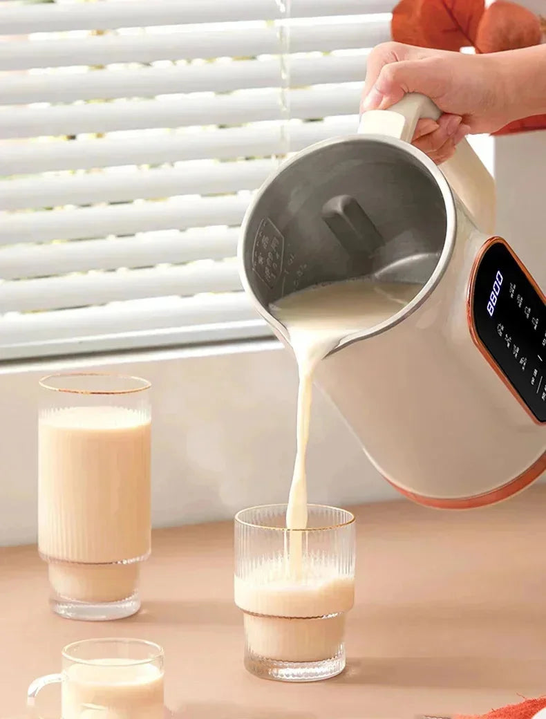 220V 1500ml Soybean Milk Machine 10-leaf Blade Breakfast Machine Electric Juicer Blender Mixer Wall Breaking Machine
