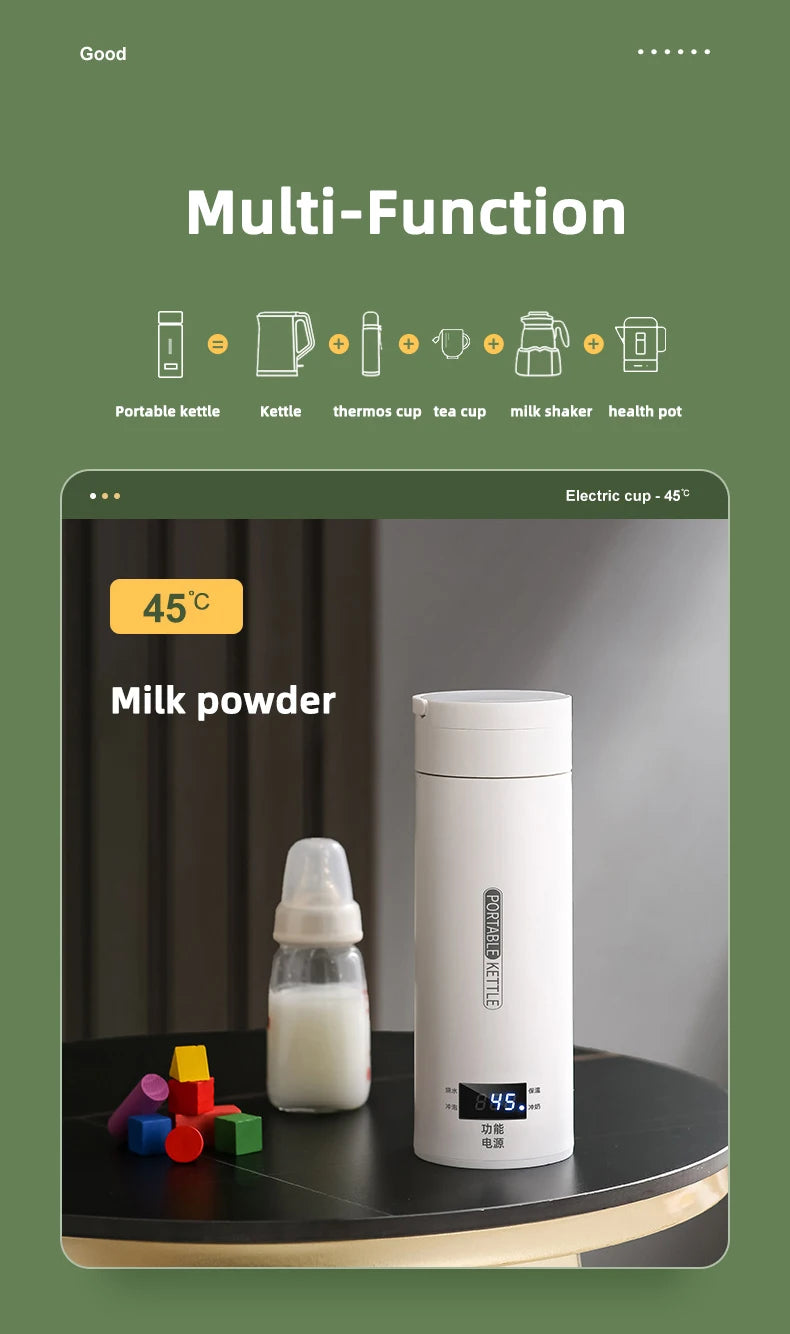 Electric Kettle Travel Boil Water