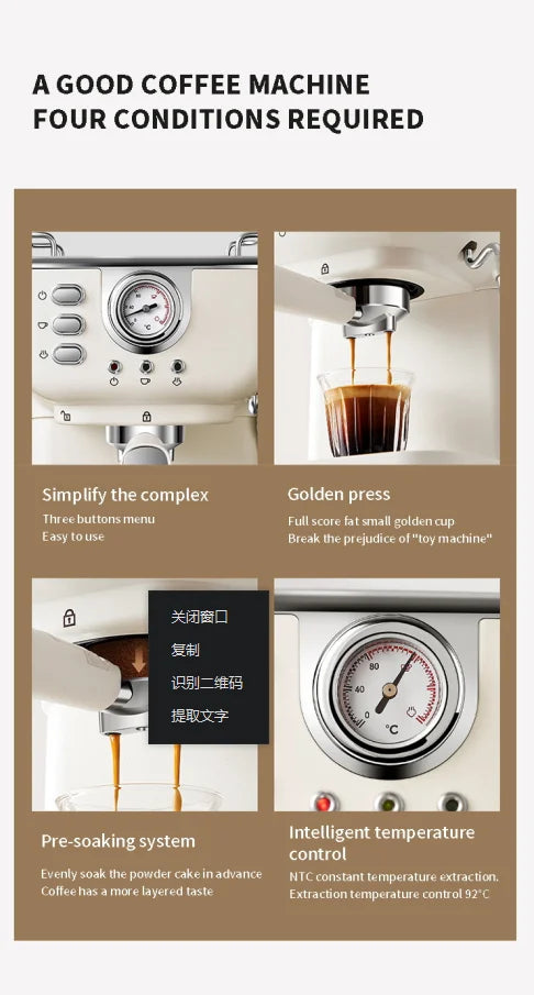 Electric Coffee Machine Italian