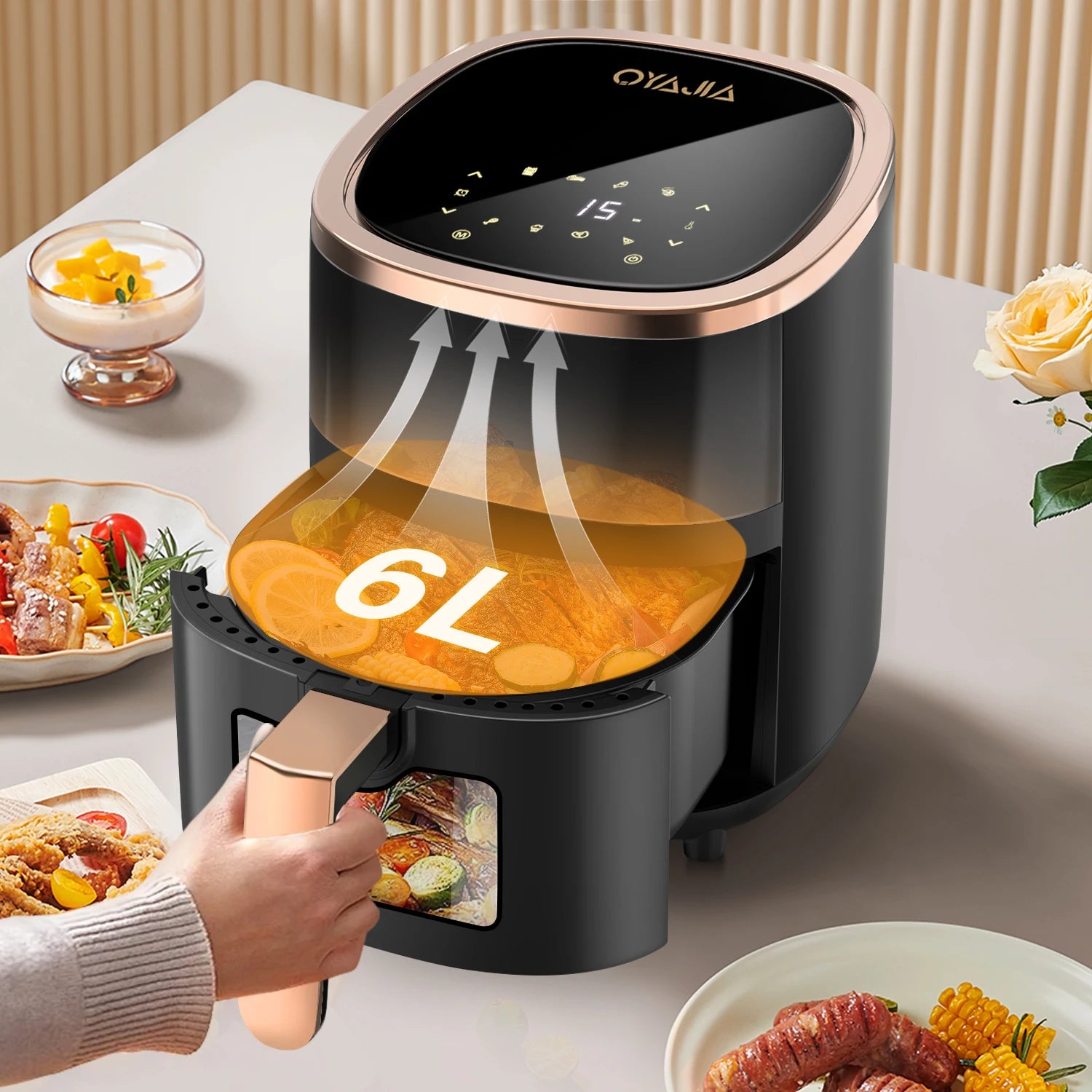 Multi-Functional Air Fryer with Viewing Window