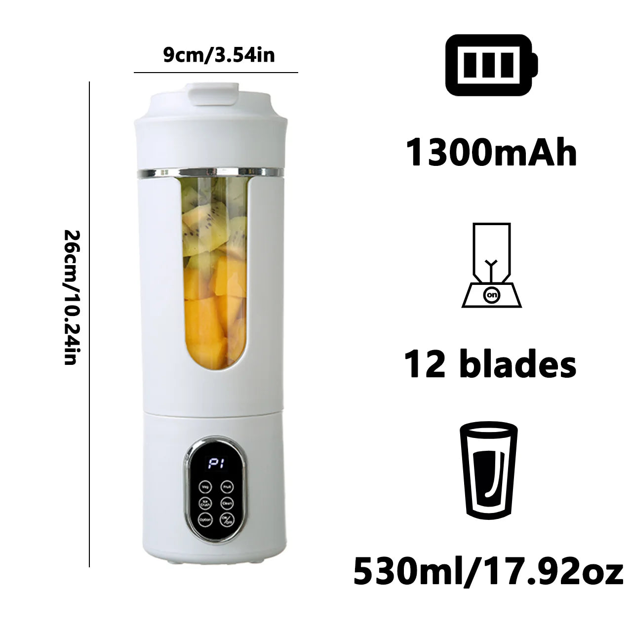 Portable Juicer Wireless USB Charging