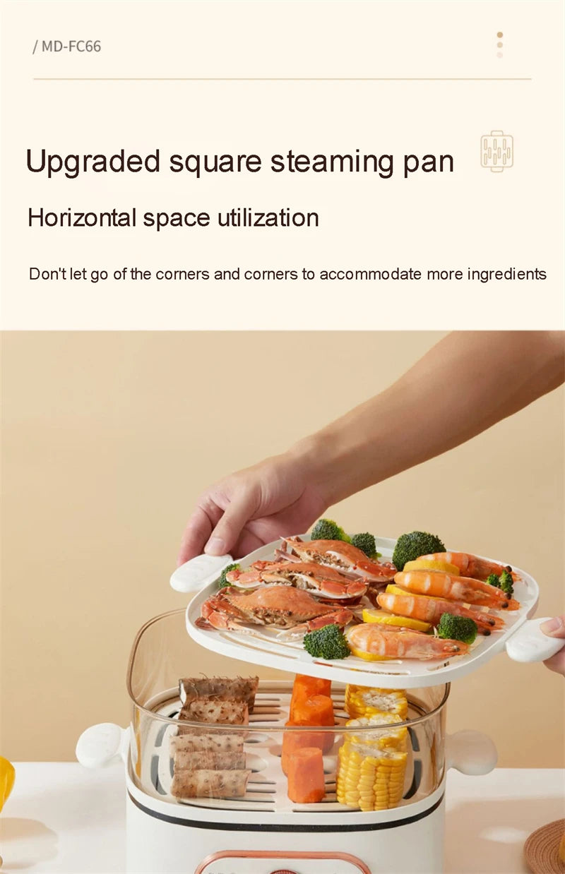 Electric Food Steamer Large Capacity