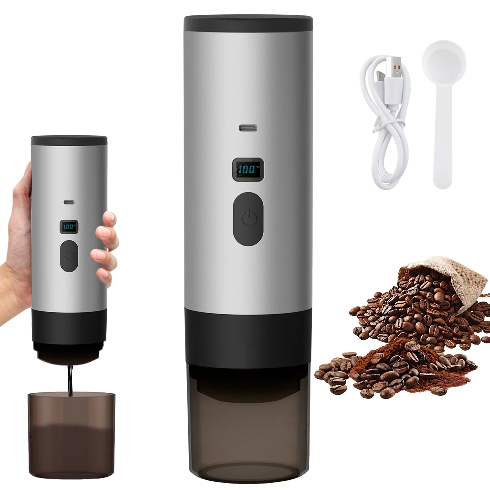 Portable 3 in 1 USB Coffee Maker