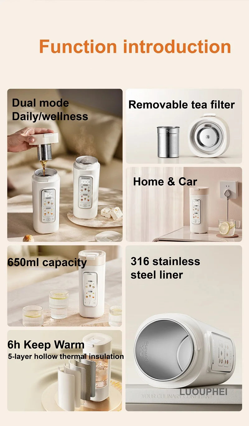 Electric Kettle Home & Car Portable Heating