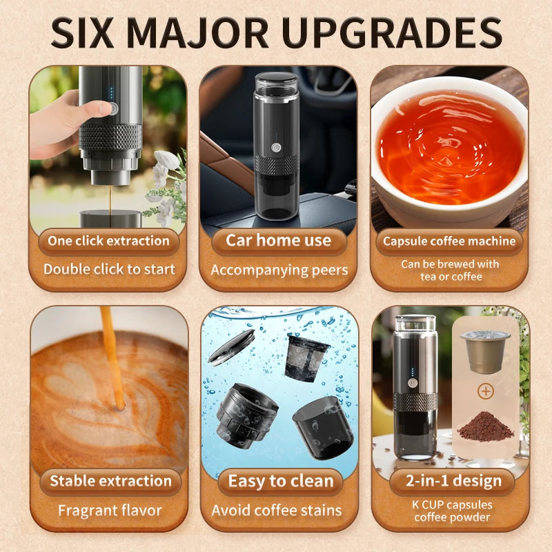 Electric Portable Coffee Machine