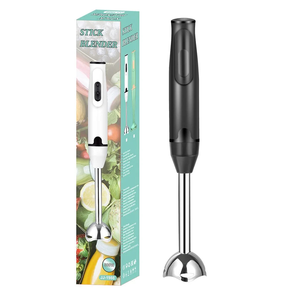 Immersion Stick Mixer Electric Handheld Blender Vegetable Grinder Portable Mixer for Meat/Vegetable/Smoothies/Soups
