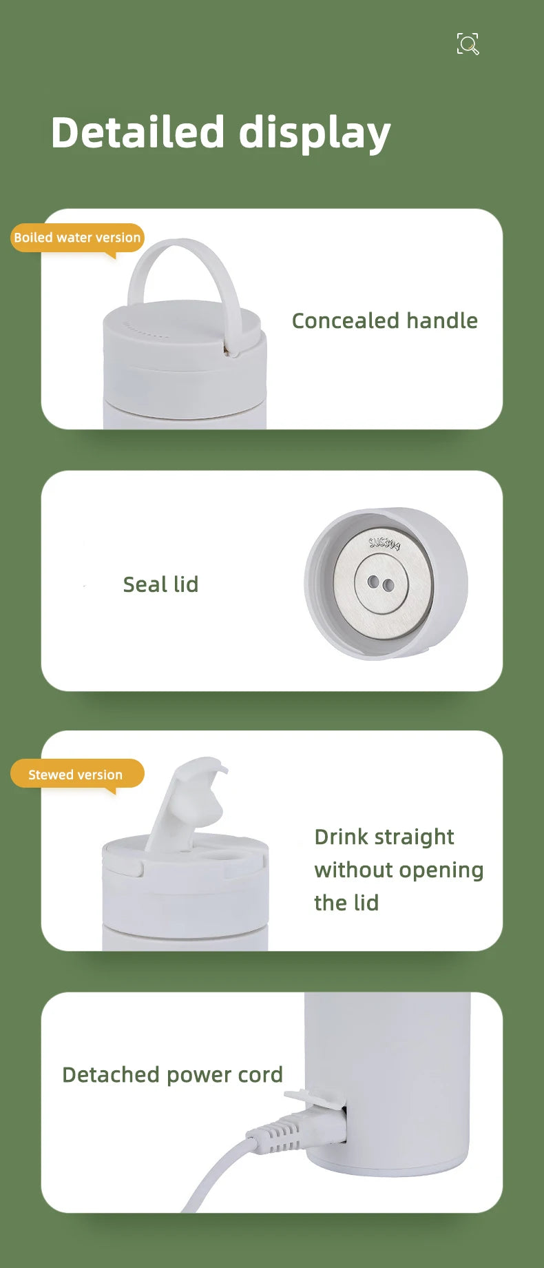 Electric Kettle Travel Boil Water