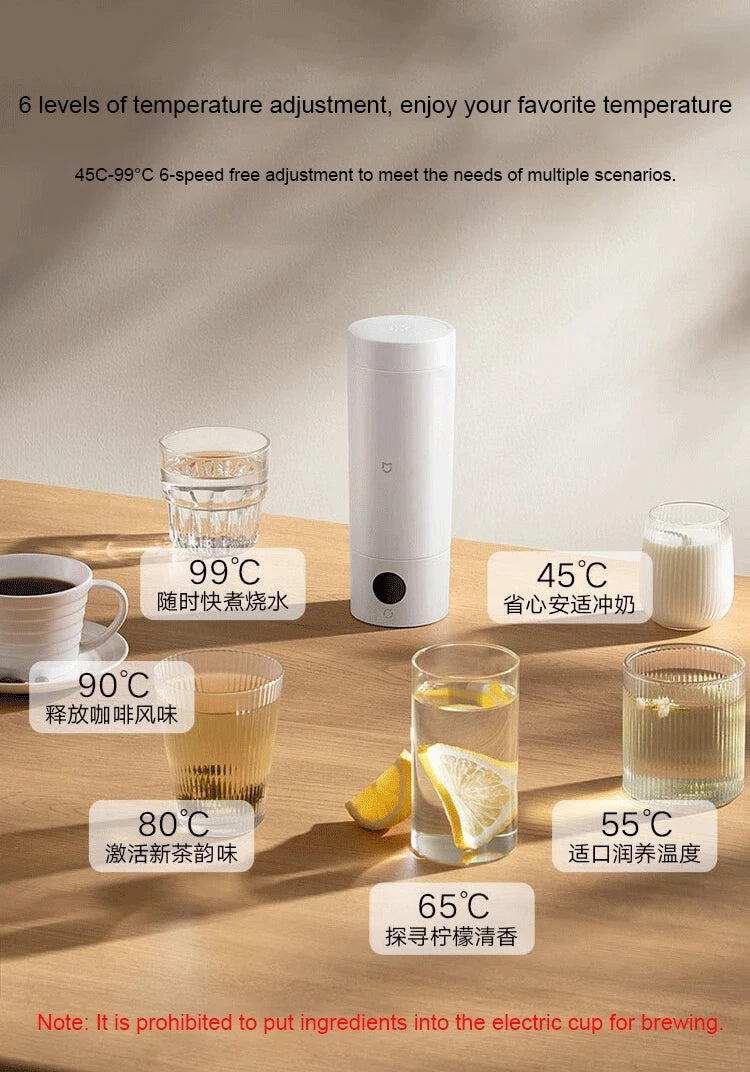 Electric Kettle 2 Thermos Cup Fast Water