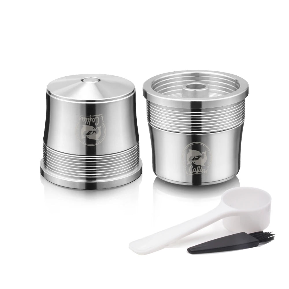 ICafilas Reusable Coffee Capsule Pods For illy X7.1 illy Y3.2  X8 X9 Y5 Mahine Stainless Steel Refillable Coffee Filters