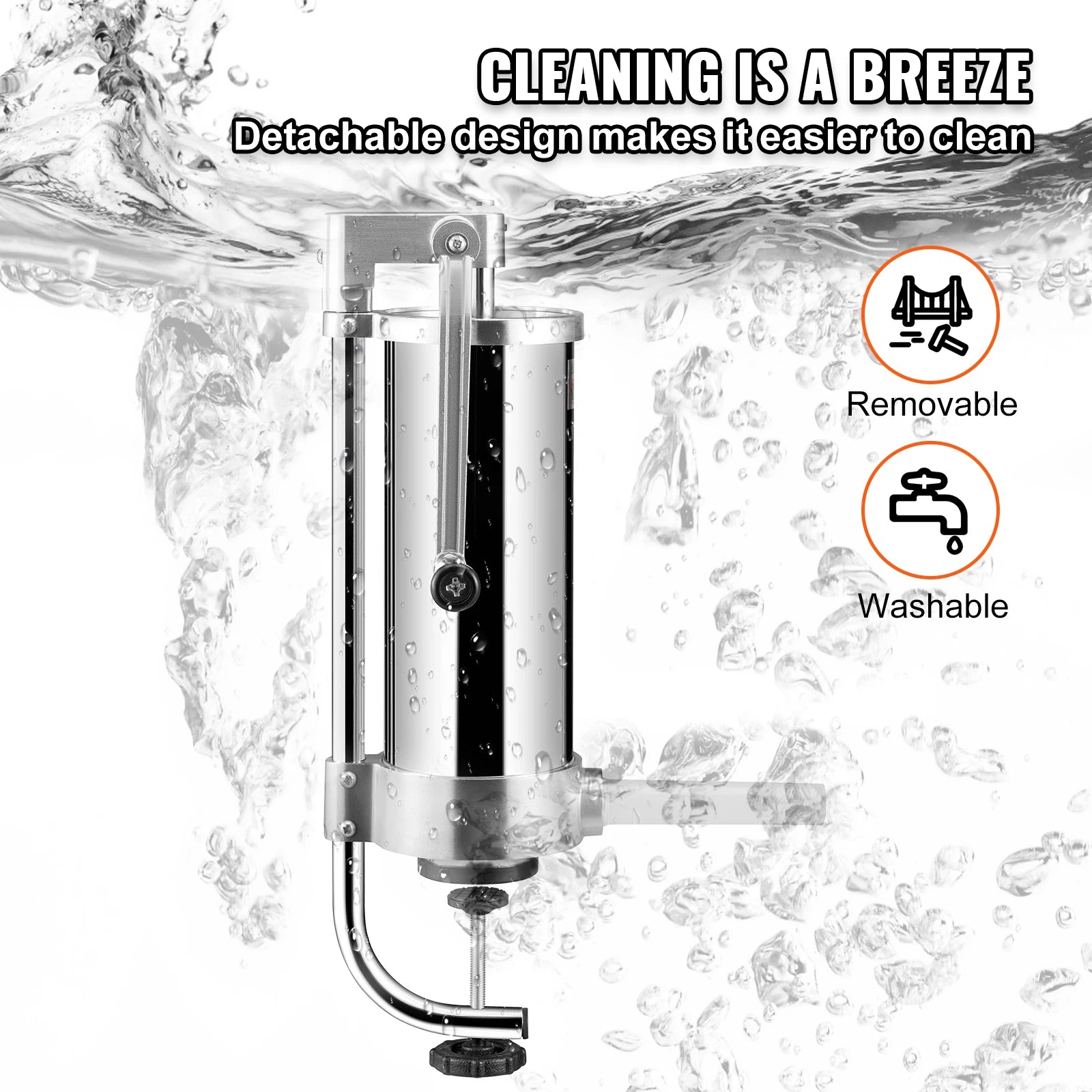 Capacity Vertical Sausage Stuffer Food Filling Processors