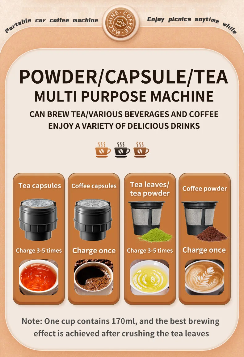 Electric Portable Coffee Machine