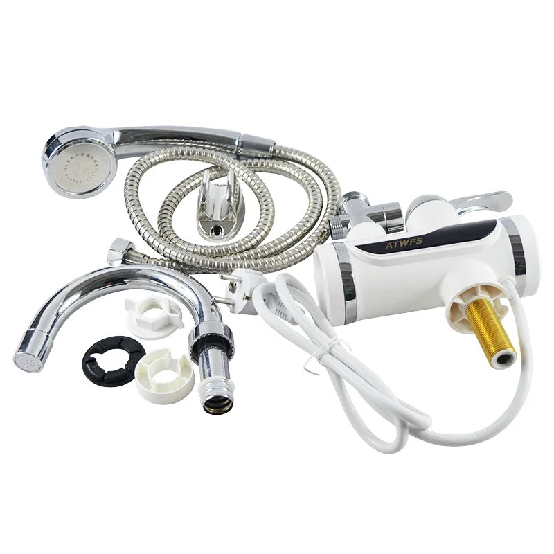 Electric Instant Shower Water Heater Instant Hot Water Faucet Kitchen Electric Tap Water Heating Instantaneous Heater